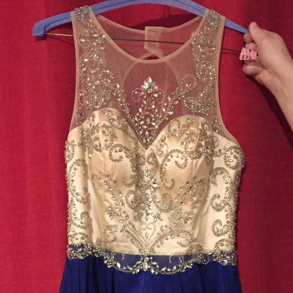 Short formal dress.